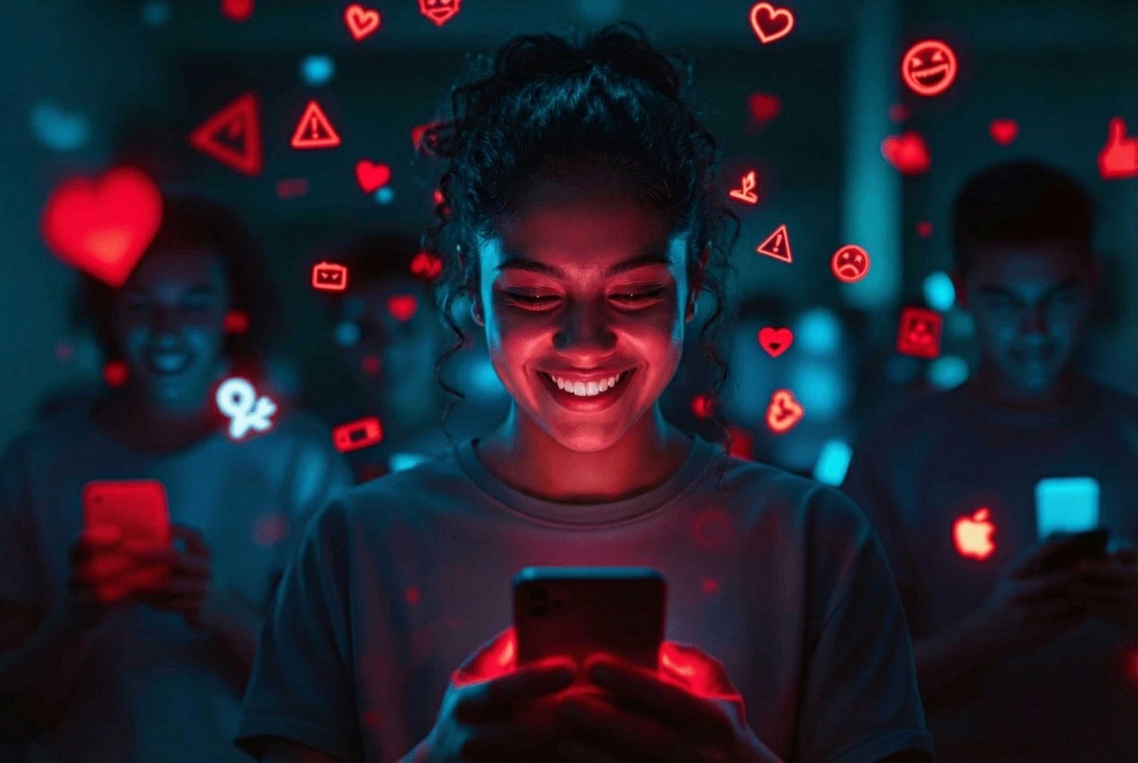 Estudiante profesionalizando su huella digital.